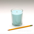 Vintage Style Blue Candle Lighter Clear Container Candles